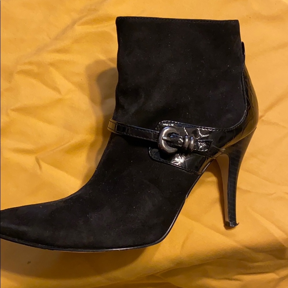 Preview International Black Suede Bootie